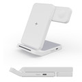 Immagine di Fonex caricatore wireless 3 in 1 dock station | Bianco