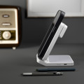 Immagine di Fonex caricatore wireless 3 in 1 dock station | Bianco