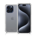 Immagine di Fonex cover Mols Basic antiurto per Apple iPhone 15 Pro con angoli e retro rinforzati |Trasparente