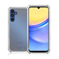 Immagine di Fonex cover Mols Basic antiurto per Samsung Galaxy A15 A4/5G con angoli e retro rinforzati |Trasparente