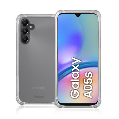 Immagine di Fonex cover Mols Basic antiurto per Samsung Galaxy A05S 4G con angoli e retro rinforzati |Trasparente