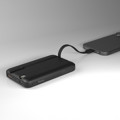 Immagine di Fonex power bank da 10.000 mAh Type C + Lightning | Nero