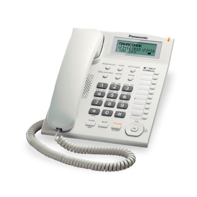 Immagine di Panasonic telefono di base KX-TS880 | Bianco