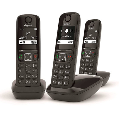 Immagine di Gigaset cordless trio AS690 | Nero