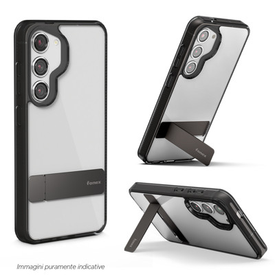 Immagine di Fonex cover G-Stand con supporto per Samsung Galaxy A25 5G | Nero