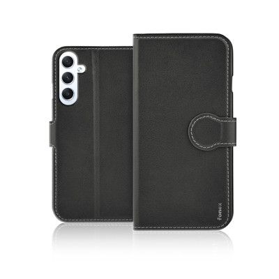 Immagine di Fonex custodia a libro Identity in similpelle per Samsung Galaxy A35 5G | Nero