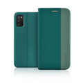 Immagine di Fonex custodia a libro D-mood in tessuto e TPU per Samsung Galaxy A02S | Verde