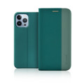 Immagine di Fonex custodia a libro D-mood in tessuto e TPU per Apple iPhone 13 Pro | Verde