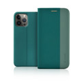 Immagine di Fonex custodia a libro D-mood in tessuto e TPU per Apple iPhone 13 Pro Max | Verde