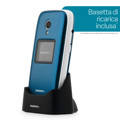 Immagine di Easyteck telefono cellulare senior S400 4G VoLTE con SOS band incluso | Blu