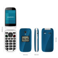 Immagine di Easyteck telefono cellulare senior S400 4G VoLTE con SOS band incluso | Blu