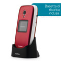 Immagine di Easyteck telefono cellulare senior S400 4G VoLTE con SOS band incluso | Rosso