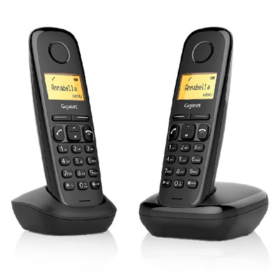 Immagine di Gigaset cordless duo A170 | Nero