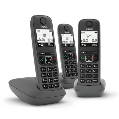 Immagine di Gigaset cordless trio AS490 | Nero