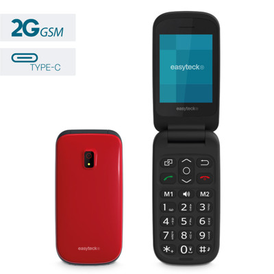 Immagine di Easyteck telefono cellulare F210 | Rosso