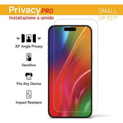 Immagine di ProtectionPro pellicola Privacy Pro Small per dispositivi fino a 7" | Installazione a umido | Acquistabili in set da 10 pz