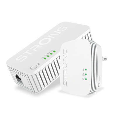 Immagine di Strong Kit Powerline Wi-Fi 1000 Mini | Bianco