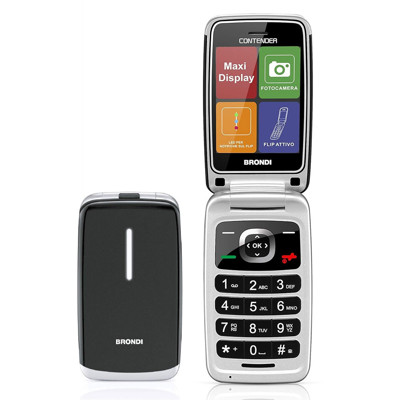 Immagine di Brondi telefono cellulare Contender Dual sim | Nero