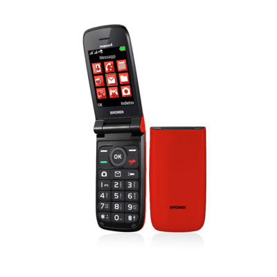 Immagine di Brondi telefono cellulare Magnum 4 Dual sim | Rosso