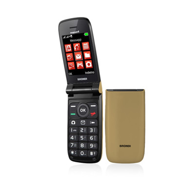 Immagine di Brondi telefono cellulare Magnum 4 Dual sim | Oro