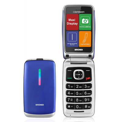 Immagine di Brondi telefono cellulare Contender Dual sim | Blu