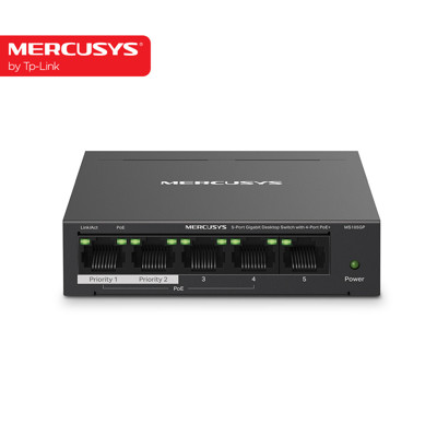 Immagine di Mercusis by Tp-Link Switch Desktop 5 Porte Gigabit, di cui 4 PoE+