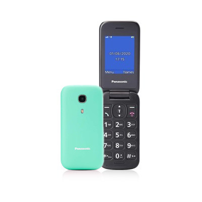 Immagine di Panasonic telefono cellulare senior KX-TU400 | Verde