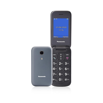 Immagine di Panasonic telefono cellulare senior KX-TU400 | Grigio